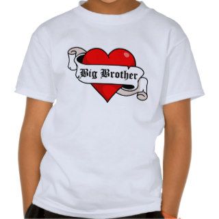 Big Brother   Tatto Heart t shirts