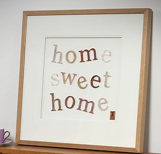 'home sweet home' original artwork by natalie collett design