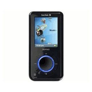 SanDisk Sansa e 270 DAP  Player 6 GB (mit microSD Kartenslot, Videofunktion, Aufnahmefunktion) schwarz Audio & HiFi