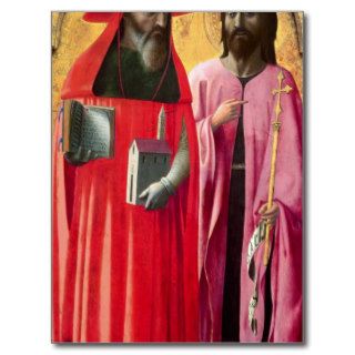 St. Jerome and St. John the Baptist, c.1428 29 Postcards