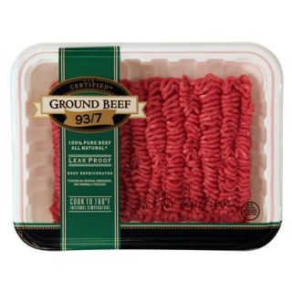 Certified 93/7 100% All Natural Ground Beef 16 oz.