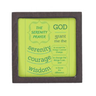The Serenity Prayer Premium Trinket Box