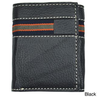 Men's Leather Tri Fold Wallet   Black or Gray YL Men's Wallets