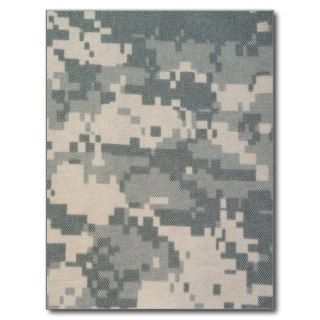 Army Camouflage ACU Pattern Post Cards