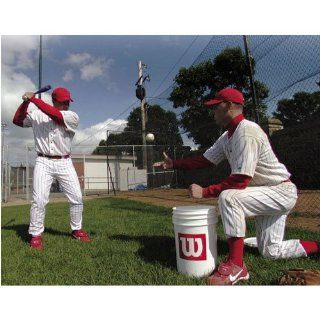 Wilson Bucket of Blem Baseballs (3 dozen)  Ball Baseball  Sports & Outdoors