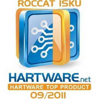 Roccat Isku Illuminated Gaming Tastatur mit USB Computer & Zubehr