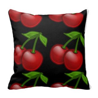 Cherry Cushion Throw Pillows