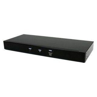 StarTech 2 Port Quad Monitor Dual Link DVI USB KVM Switch with Audio & Hub Computers & Accessories