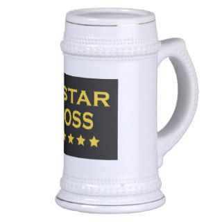 Funny Cool Bosses  Five Star Boss Coffee Mugs