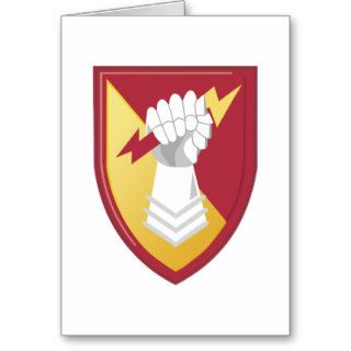 38th Artillery Brigade Greeting Card