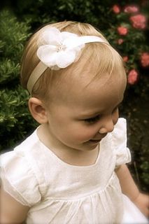 charlotte silk flower girl & baby hairband by lovebysusie