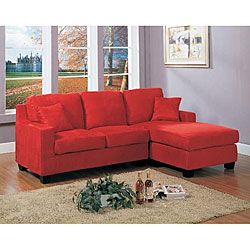 Red Anthony Sectional Sofa