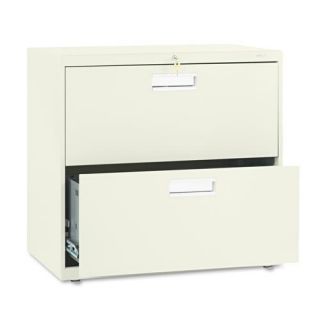 Hon 600 Series 30 inch wide Putty Two drawer Lateral File Cabinet