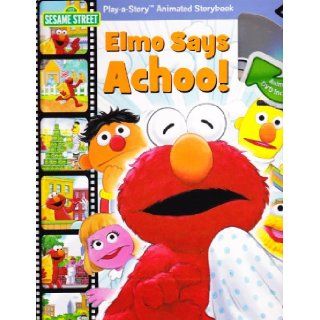 Sesame Street Elmo Says Achoo (book with animated DVD) (Play a Story Animated Storybook) 9781412784528 Books