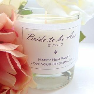 luxury personalised candle in turkish delight scent by katie sue design co