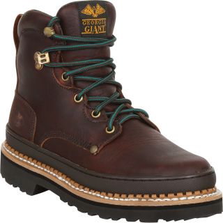 Georgia Giant 6in. Work Boot — Brown, Soft Toe  Work Boots