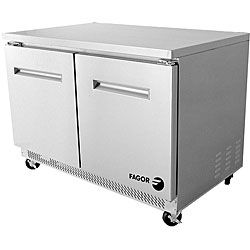 Fagor Commercial Fur 48 Double door Under counter Refrigerator