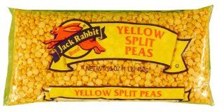 Jack Rabbit Yellow Split Peas, In Bag, 16 oz  Split Pea Soups  Grocery & Gourmet Food