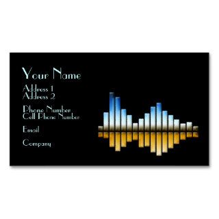 Music Business Card   Equalizer.