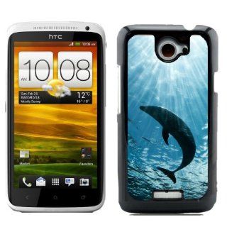 Dolphins Marine Animal Hard Plastic and Aluminum Back Case for HTC ONE X ONE X+ S720E With 3 Pieces Screen Protectors Cell Phones & Accessories