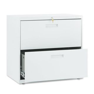 Hon 500 Series Light Gray 30 inch Wide 2 drawer Lateral File Cabinet