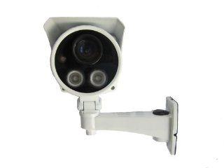 HUACAM HCV701 1.3 Megapixel HD Outdoor PoE IP Camera with Night Vision, H.264 & MJPEG Video Format, 1/3 COMS Sensor, 2.8mm Wide View Angle.  Bullet Cameras  Camera & Photo