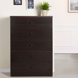 Furniture Of America Modern 5 drawer Wood Chest
