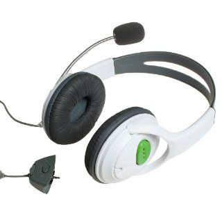 LagamerTM White Headset Earphone with Microphone MIC For Xbox 360 Xbox360 LIVE Slim Computers & Accessories