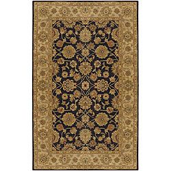 Hand tufted Camelot Black Wool Rug (4 X 6)