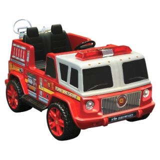 National Products LTD. Fire Engine 2 Seater Battery Powered Riding Toy   Red/