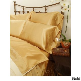Scent Sation Charmeuse Ii Satin Twin Xl size Sheet Set Gold Size Twin XL