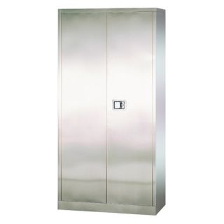 Stainless Steel Cabinet with Paddle Lock, 36x24x78
