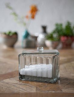 glass salt box by rose & grey