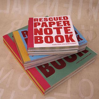 rescued paper notebook by sukie