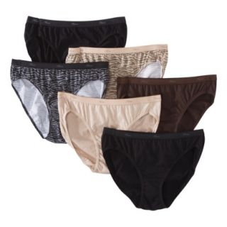 Hanes® Womens 6 Pack Panties   Assorted Col