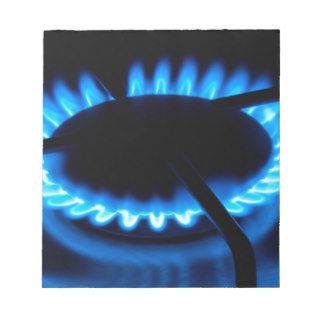 Gas Flame Memo Note Pad