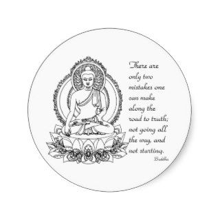 Siddhartha Gautama Buddha ~ Road Quote Sticker