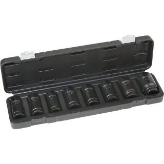 Klutch Chrome Moly Deep Impact Socket Set — 8-Pc., 3/4in. Drive, SAE  3/4in. Drive SAE Sets