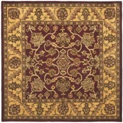 Safavieh Handmade Golden Jaipur Burgundy/ Gold Wool Rug (6 Square)
