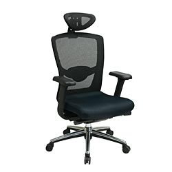 Office Star Black Progrid Headrest Chair