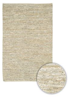 Hand woven Natural Leather Rug (8 X 11)