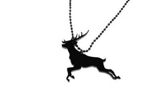 leaping deer necklace by westergaard designs