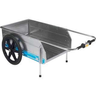 Foldit Collapsible Cart — 38in.L x 22in.W, 330-Lb. Capacity  Yard Carts   Wheelbarrows