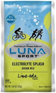 Luna Sport Electrolyte Drink Mix Lime ade (12   0.8 oz packets) Health & Personal Care