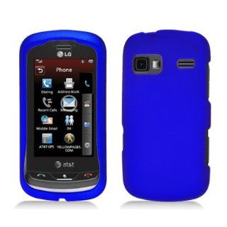 Aimo Wireless LGLM272PCLP002 Rubber Essentials Slim and Durable Rubberized Case for LG Rumor Reflex/Freedom/Converse/Expression C395   Retail Packaging   Blue Cell Phones & Accessories