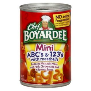 Chef Boyardee Mini ABCs & 123s with Meatballs