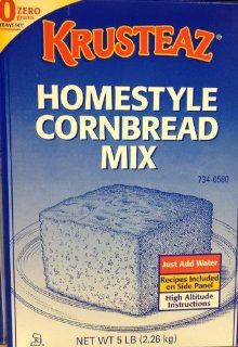 5 Pounds Krusteaz Homestyle Cornbread Mix Just Add Water Restaurant Quality  Pancake Mixes  Grocery & Gourmet Food