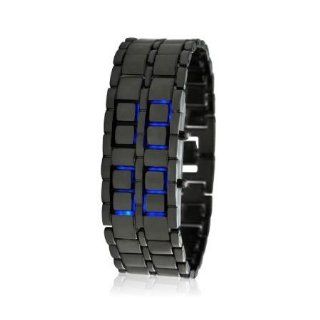 2013 fashion blue light led watch with alloy material LED mens watch Watches