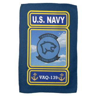 VAQ 139 Cougars Towels