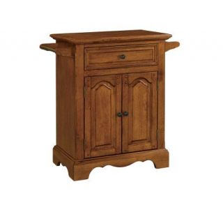 Home Styles Country Casual Small Kitchen Cart —